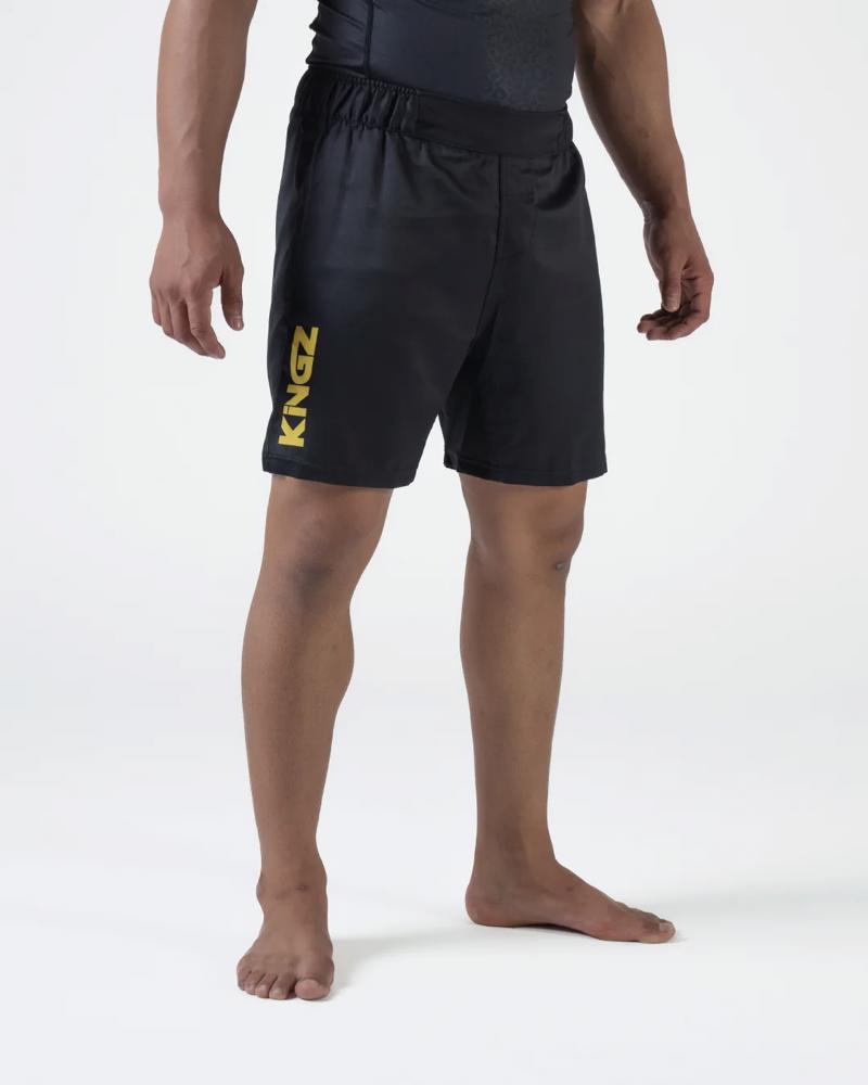 Kingz hybrid Mi-K grappling Shorts-black